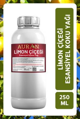 Auran Limon Çiçeği Esansiyel Uçucu Yağ Esans Koku Yağı Hobi Esans Mum Sabun Oda Kokusu 250ml - 1