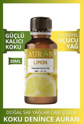 Limon Esansiyel Uçucu Koku Yağı Ortam Kokusu Doğal Yağ Sihirli Küre Hobi Esansı 30ml - 1