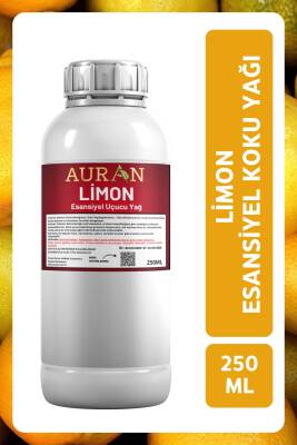 Auran Limon Esansiyel Uçucu Yağ Esans Koku Yağı Hobi Esans Mum Sabun Oda Kokusu 250ml - 1