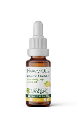 Flowy Oils Limon Kabuğu Yağı %100 Doğal Bitkisel Uçucu Yağ Lemon Peel Oil 10ml - 1