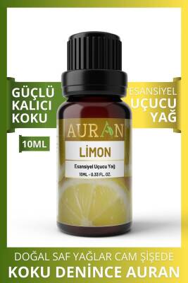 Limon Esansiyel Uçucu Koku Yağı Ortam Kokusu Doğal Yağ Sihirli Küre Hobi Esansı 10ml - 1