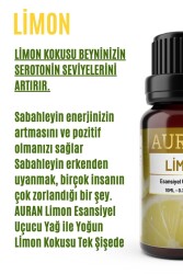 Limon Esansiyel Uçucu Koku Yağı Ortam Kokusu Doğal Yağ Sihirli Küre Hobi Esansı 10ml - 2