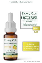 Flowy Oils Limon Yağı %100 Doğal Bitkisel Uçucu Yağ Lemon Oil 10ml - 1