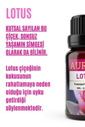 Lotus Esansiyel Uçucu Koku Yağı Difüzör Esansı Buhurdanlık Yağı Aromaterapi Yağı 10ml - 2