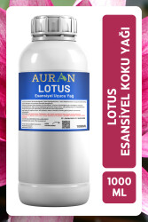 Auran Lotus Esansiyel Uçucu Yağ Esans Koku Yağı Hobi Esans Mum Sabun Oda Kokusu 1000ml - 1