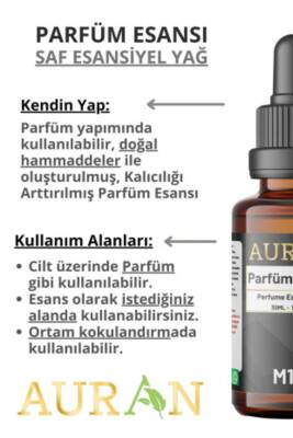 Auran M104 - Eros Erkek Parfüm Esansı 10ml Fresh - Man Perfume Essence - 4