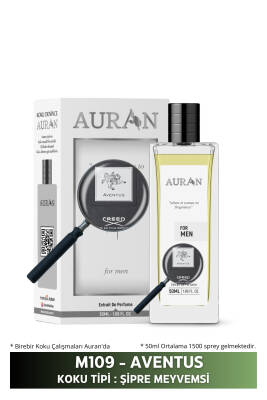 Auran M109 - Aventus Erkek Parfüm Fresh Şipre Meyvemsi 50ml - 1