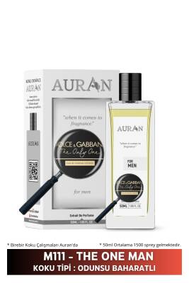 Auran M111 - The One Man Erkek Parfüm Odunsu Baharatlı 50ml - 1