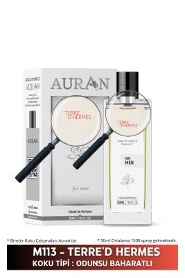 Auran M113 - Terre'd Hermes Erkek Parfüm Odunsu Baharatlı 50ml - 1