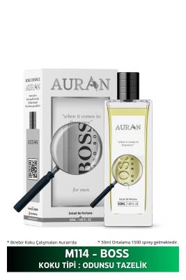 Auran M114 - Hg Boss Erkek Parfüm Odunsu Tazelik 50ml - 1