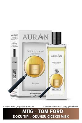 Auran M116 - Tom Ford Erkek Parfüm Odunsu Çiçeksi Misk 50ml - 1