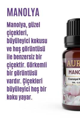 Manolya Esansiyel Uçucu Koku Yağı Difüzör Esansı Buhurdanlık Yağı Aromaterapi Yağı 100ml - 2