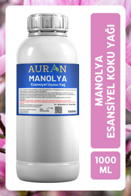 Auran Manolya Esansiyel Uçucu Yağ Esans Koku Yağı Hobi Esans Mum Sabun Oda Kokusu 1000ml - 1