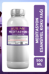 Auran Meditasyon Esansiyel Uçucu Yağ Esans Koku Yağı Hobi Esans Mum Sabun Oda Kokusu 500ml - 1