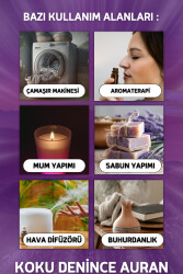 Auran Meditasyon Esansiyel Uçucu Yağ Esans Koku Yağı Hobi Esans Mum Sabun Oda Kokusu 500ml - 3