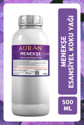 Auran Menekşe Esansiyel Uçucu Yağ Esans Koku Yağı Hobi Esans Mum Sabun Oda Kokusu 500ml - 1