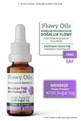 Flowy Oils Menekşe Yağı %100 Doğal Bitkisel Uçucu Yağ Wild Pansy Oil 10ml - 1