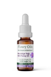 Flowy Oils Menekşe Yağı %100 Doğal Bitkisel Uçucu Yağ Wild Pansy Oil 10ml - 2