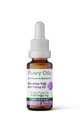 Flowy Oils Menekşe Yağı %100 Doğal Bitkisel Uçucu Yağ Wild Pansy Oil 10ml - 2