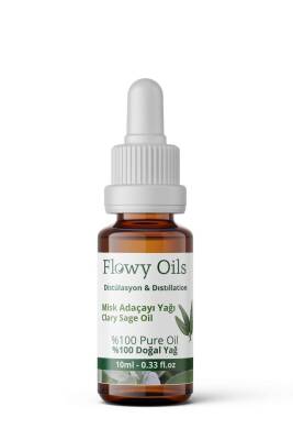 Flowy Oils Misk Adaçayı Yağı %100 Doğal Bitkisel Uçucu Yağ Clary Sage Oil 10ml - 3