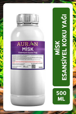 Auran Misk Esansiyel Uçucu Yağ Esans Koku Yağı Hobi Esans Mum Sabun Oda Kokusu 500ml - 1