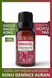 Misk & Gül Esansiyel Uçucu Koku Yağı Ortam Kokusu Doğal Yağ Sihirli Küre Hobi Esansı 10ml - 1