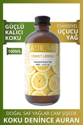 Misket Limonu Esansiyel Uçucu Koku Yağı Ortam Kokusu Doğal Yağ Sihirli Küre Hobi Esansı 100ml - 1