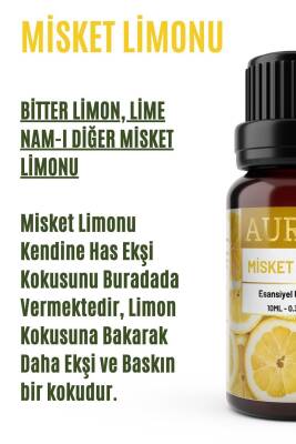 Misket Limonu Esansiyel Uçucu Koku Yağı Ortam Kokusu Doğal Yağ Sihirli Küre Hobi Esansı 10ml - 2