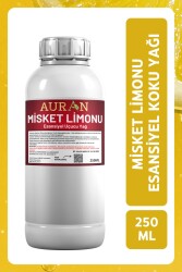 Auran Misket Limonu Esansiyel Uçucu Yağ Esans Koku Yağı Hobi Esans Mum Sabun Oda Kokusu 250ml - 1