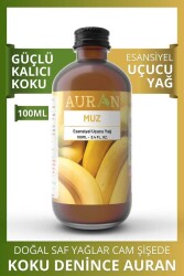 Muz Esansiyel Uçucu Koku Yağı Ortam Kokusu Doğal Yağ Sihirli Küre Hobi Esansı 100ml - 1