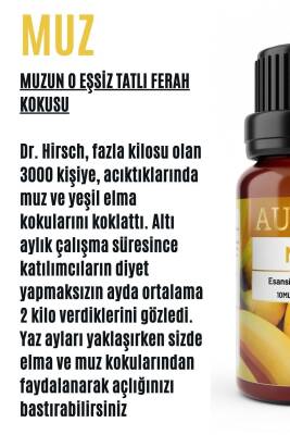 Muz Esansiyel Uçucu Koku Yağı Ortam Kokusu Doğal Yağ Sihirli Küre Hobi Esansı 10ml - 2