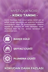 Mystiqua Noir Parfümlü Kadın Vücut Spreyi Vücut Kokusu Vücut Misti Body Mist Spray 150ml - 2