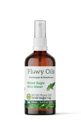 Flowy Oils Nane Suyu Arındırıcı Tonik Cam Şişe %100 Tam Saf Doğal Yağlı Distilasyon Hidrosöl Suyu 100ml - 2