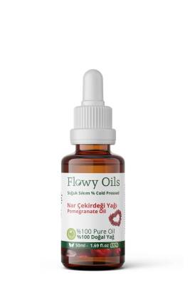 Flowy Oils Nar Çekirdeği Yağı %100 Doğal Bitkisel Sabit Yağ Pomegranate Oil 50ml - 1