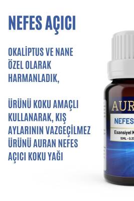 Nefes Açıcı Esansiyel Uçucu Koku Yağı Difüzör Esansı Buhurdanlık Yağı Aromaterapi Yağı 10ml - 2