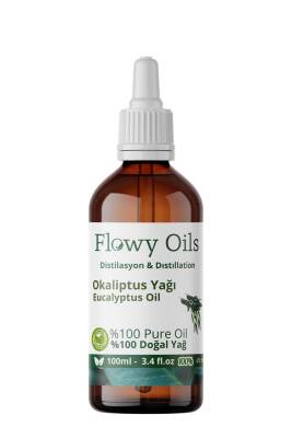 Flowy Oils Okaliptüs Yağı %100 Doğal Bitkisel Uçucu Yağ Eucalyptus Oil 100ml - 1