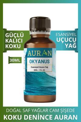 Auran Okyanus Saf Esansiyel Uçucu Yağ Buhurdanlık Yağı Difüzör Esansı Aromaterapi Ortam Koku Yağı 30ml - 1