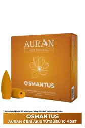 Auran Osmantus Kokulu Geri Akış Tütsüsü konik Tütsü Osmanthus Backflow Incense Cones 10 Adet - 1