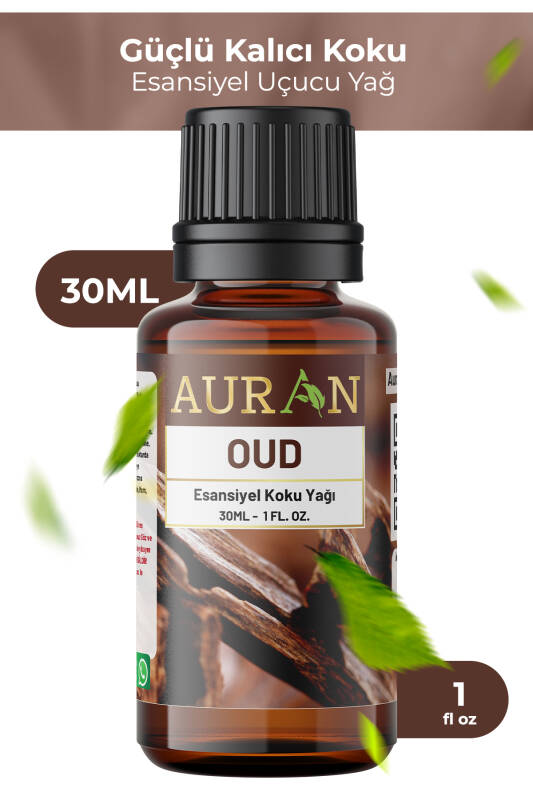 Oud Esansiyel Uçucu Koku Yağı Difüzör Esansı Buhurdanlık Yağı Aromaterapi Yağı 30ml - 1