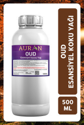 Auran Oud Esansiyel Uçucu Yağ Esans Koku Yağı Hobi Esans Mum Sabun Oda Kokusu 500ml - 1