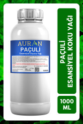 Auran Paçuli Esansiyel Uçucu Yağ Esans Koku Yağı Hobi Esans Mum Sabun Oda Kokusu 1000ml - 1