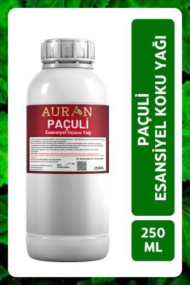 Auran Paçuli Esansiyel Uçucu Yağ Esans Koku Yağı Hobi Esans Mum Sabun Oda Kokusu 250ml - 1