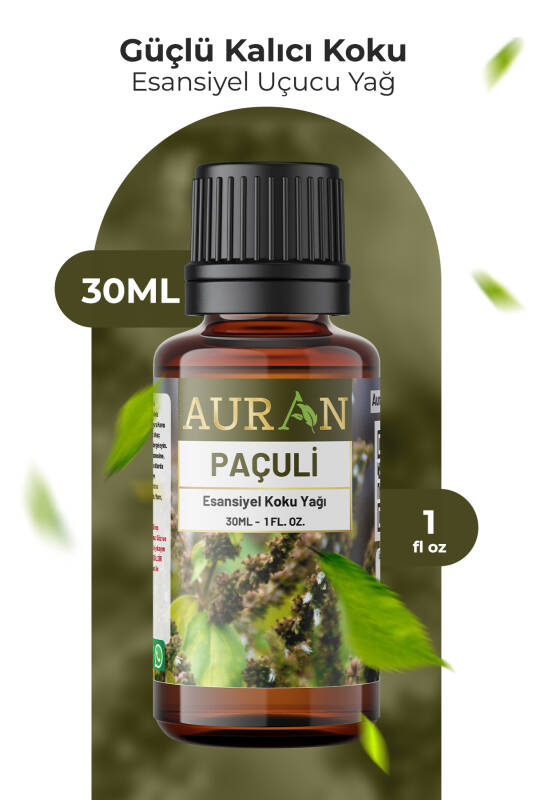 Paçuli Esansiyel Uçucu Koku Yağı Difüzör Esansı Buhurdanlık Yağı Aromaterapi Yağı 30ml - 1