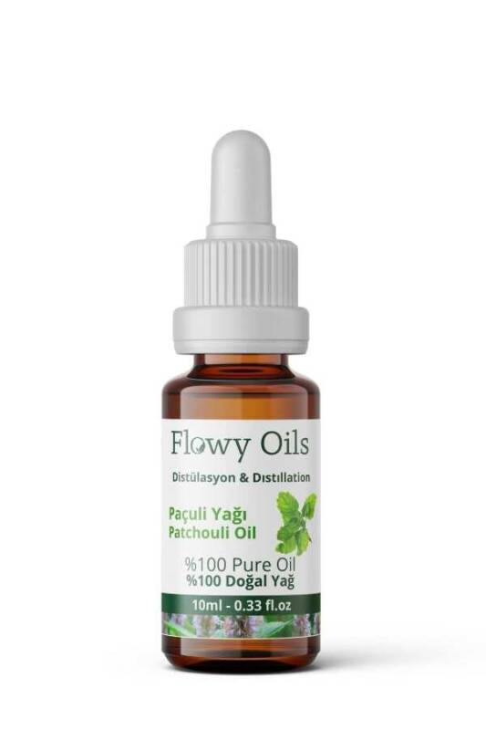 Flowy Oils Paçuli Yağı %100 Doğal Bitkisel Uçucu Yağ 10ml - 1