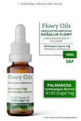 Flowy Oils Palmarosa Yağı %100 Doğal Bitkisel Uçucu Yağ Palmarosa Oil 10ml - 1