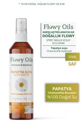 Flowy Oils Papatya Suyu %100 Tam Saf Doğal Yağlı Distilasyon Hidrosöl Suyu Tonik Daisy Hydrosol Tonic 50ml - 1