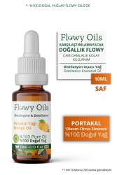 Flowy Oils Portakal Yağı %100 Doğal Bitkisel Uçucu Yağ Orange Oil 10ml - 1