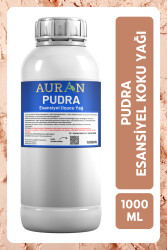 Auran Pudra Esansiyel Uçucu Yağ Esans Koku Yağı Hobi Esans Mum Sabun Oda Kokusu 1000ml - 1