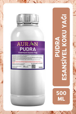 Auran Pudra Esansiyel Uçucu Yağ Esans Koku Yağı Hobi Esans Mum Sabun Oda Kokusu 500ml - 1