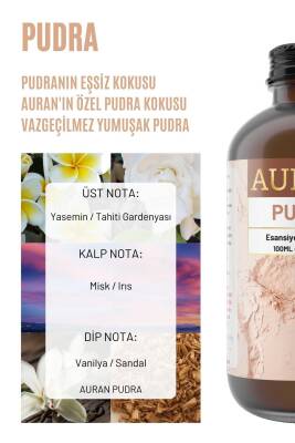 Pudra Esansiyel Uçucu Koku Yağı Difüzör Esansı Buhurdanlık Yağı Aromaterapi Yağı 100ml - 2